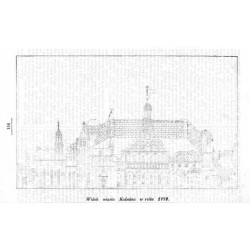 "Widok miasta Koźmina w roku 1772."