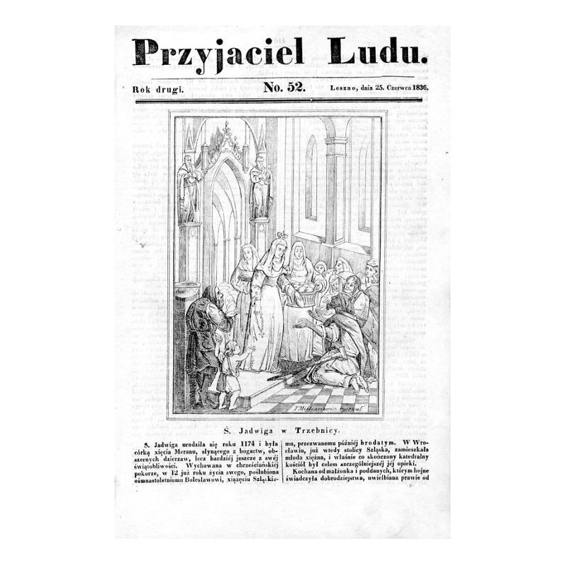 "Ś. Jadwiga w Trzebnicy."