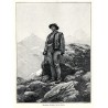 "Ein Hirte (Juhász) in der Tatra." / Tatry. Juhas