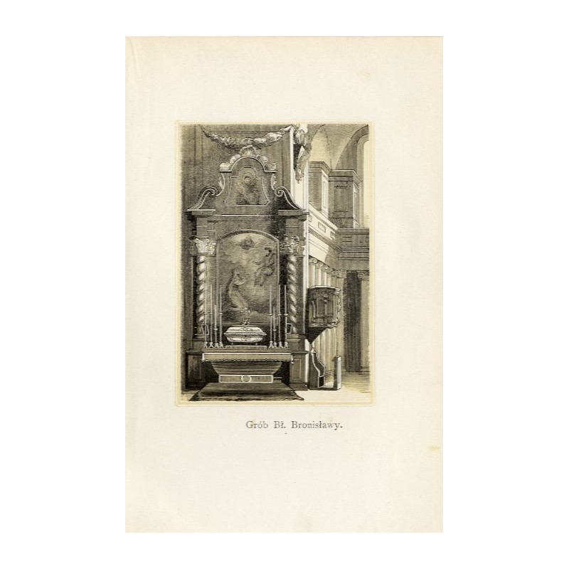 "Grób Bł. Bronisławy."