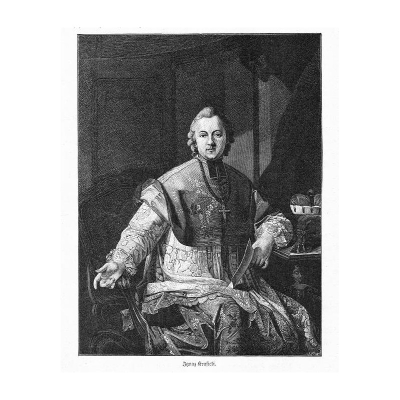 "Ignaz Krasicki." / "Ignaz Krasicki nach dem Ölbild in der gräflich Krasickischen Familie"