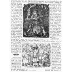 "Boruta" [tytuł artykułu i cyklu rycin]. [1] "... a kiedy biédny kmieć narzekał i płakał, Boruta śmiał się całą gębą. (Pomysł i