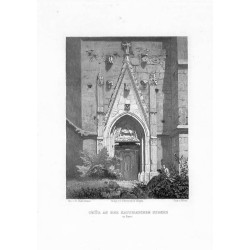 Thür an der katholischen Kirche zu Jauer / "THÜR AN DER KATHOLISCHEN KIRCHE zu Jauer."