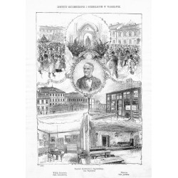 Instytut Głuchoniemych i Ociemniałych w Warszawie / "INSTYTUT GŁUCHONIEMYCH I OCIEMNIAŁYCH W WARSZAWIE. Pogrzeb dyrektora J. Pap