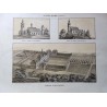 "GLATZER DISTRICT Liefer: 3. Kirche zu Ober-Schwedeldorf. Kirche zu Nieder-Schwedeldorf. SCHLOSS WALLISFURTH."