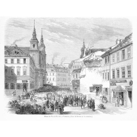 "Place du Vieux-Marché, à Varsovie. [...]"