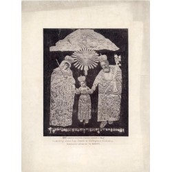 "Cudowny obraz Ś-go Józefa w Kollegiacie Kaliskiej. 1796 PAMIĄTKA STULETNIEJ ROCZNICY KORONACYI. 1896 [...] Fot. BORETTI."