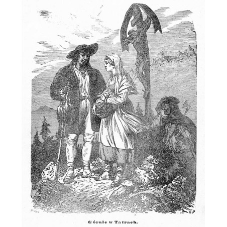 "Górale w Tatrach."