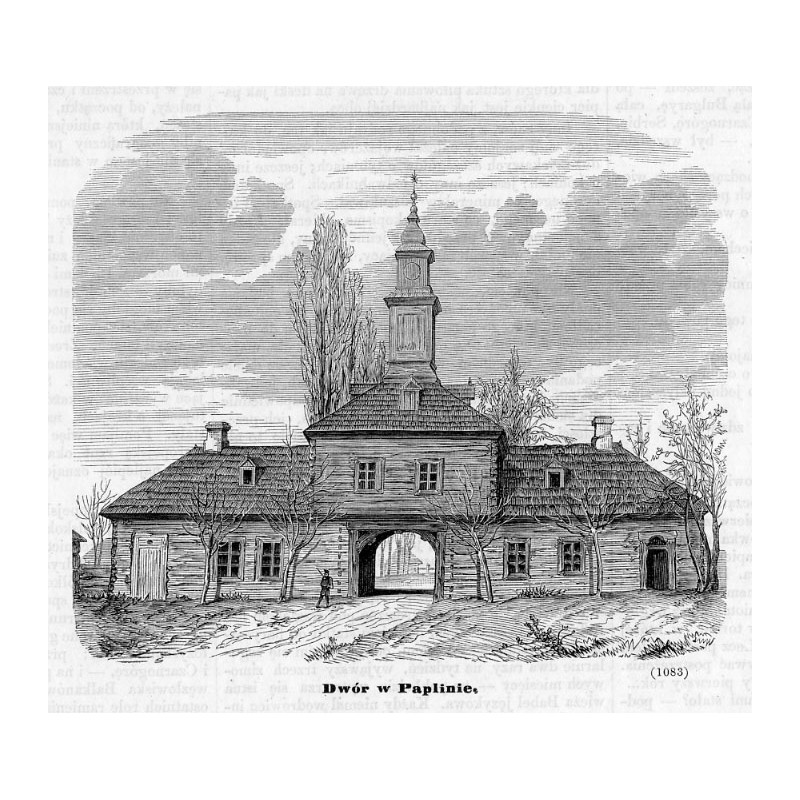 "Dwór w Paplinie. (1083)"