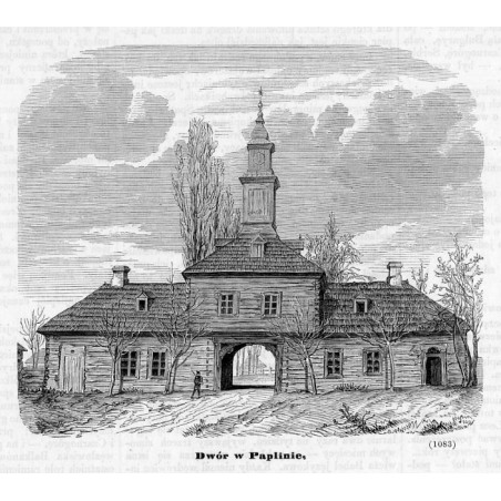 "Dwór w Paplinie. (1083)"