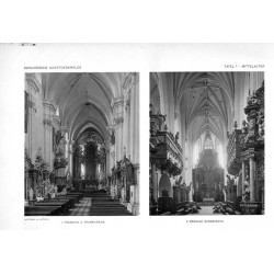 Lutsch: Bilderwerk schlesischer Kunstdenkmäler 7 / "1. TREBNITZ K. PFARRKIRCHE 2. BRESLAU SANDKIRCHE TAFEL 7 - MITTELALTER" / "7