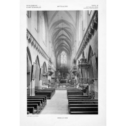 Lutsch: Bilderwerk schlesischer Kunstdenkmäler 12 / "BRESLAU DOM TAFEL 12 MITTELALTER [...]" / "12. BRESLAU. Dom. Gesamtansicht