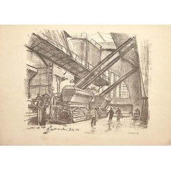 "Plansza VIII - Wnętrze nowoczesnej kotłowni."