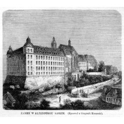 Altenburg / [1] "WIEŻA PIASTÓW W ALTENBURGU. (Rysował z fotografii Kozarski." [2] "ZAMEK W ALTENBURGU SASKIM. (Rysował z litogr