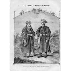 "Pan młody i panna młoda. Rysował z natury Karol Młodnicki. 263"