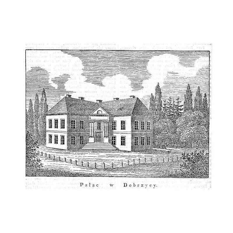 "Pałac w Dobrzycy."