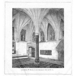 Sala Przyjęcia Wielkiego Mistrza w zamku malborskim / "SALA PRZYJĘCIA W. MISTRZA W ZAMKU MALBORSKIM. [...]"