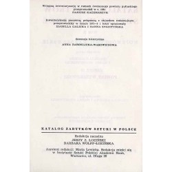 Katalog zabytków sztuki w Polsce. T. 10: Województwo warszawskie. Z. 28: Powiat wyszkowski / Wyszków i powiat
