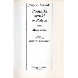 Pomniki sztuki w Polsce. T. 1: Małopolska