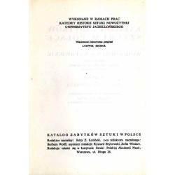 Katalog zabytków sztuki w Polsce. T. 6: Województwo katowickie. Z. 8: Powiat lubliniecki / Lubliniec i powiat