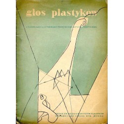 Głos Plastyków. Czasopismo ilustrowane poświęcone sztuce plastycznej. R. 8 (1947). Grudzień 1947 / litografowana okładka Tadeusz