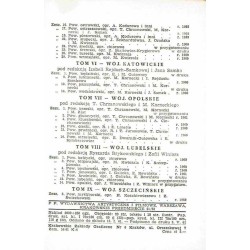 Katalog zabytków sztuki w Polsce. T. 8: Województwo lubelskie. Z. 7: Powiat janowski / Janów Lubelski i powiat