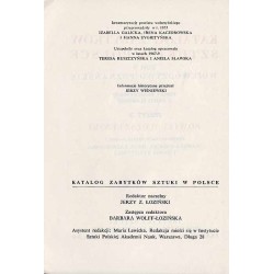 Katalog zabytków sztuki w Polsce. T. 5: Województwo poznańskie. Z. 28: Powiat wolsztyński / Wolsztyn i powiat