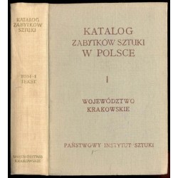 Katalog zabytków sztuki w Polsce. T. 1: Województwo krakowskie. 2 woluminy