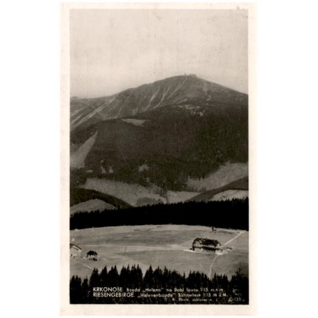 Krkonoše: Bouda "Helena" na Babí louce 1115 m. n. m. Riesengebirge: "Helenenbaude" Bohnwiese 1115 m ü. M. C 1311 a