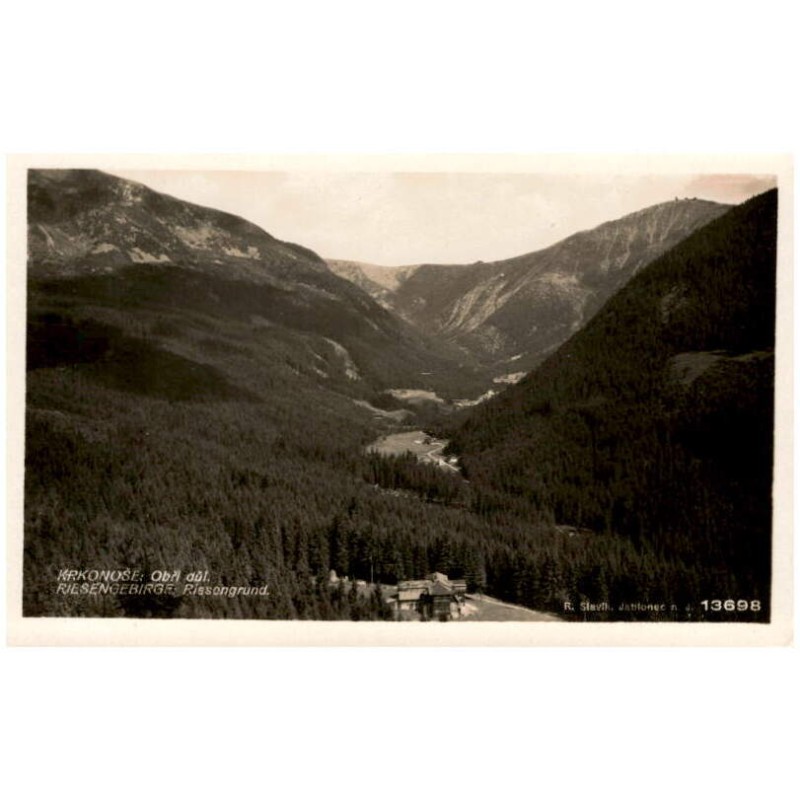 Krkonoše: Obří důl. Riesengebirge: Riesengrund. 13698