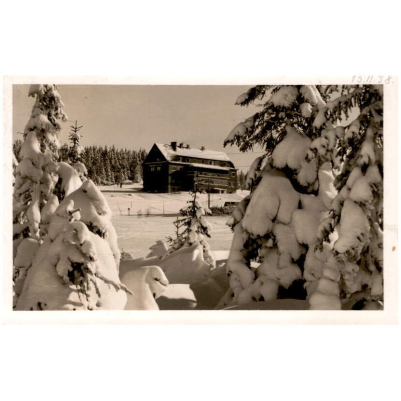 Pražská bouda v Krkonoších na Bodenvísce 1117 m. n. m.