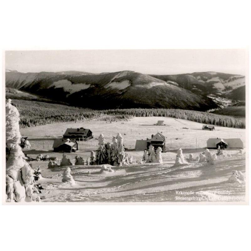 1411. Krkonoše - Daftovy boudy. Riesengebirge - Die Daftebauden
