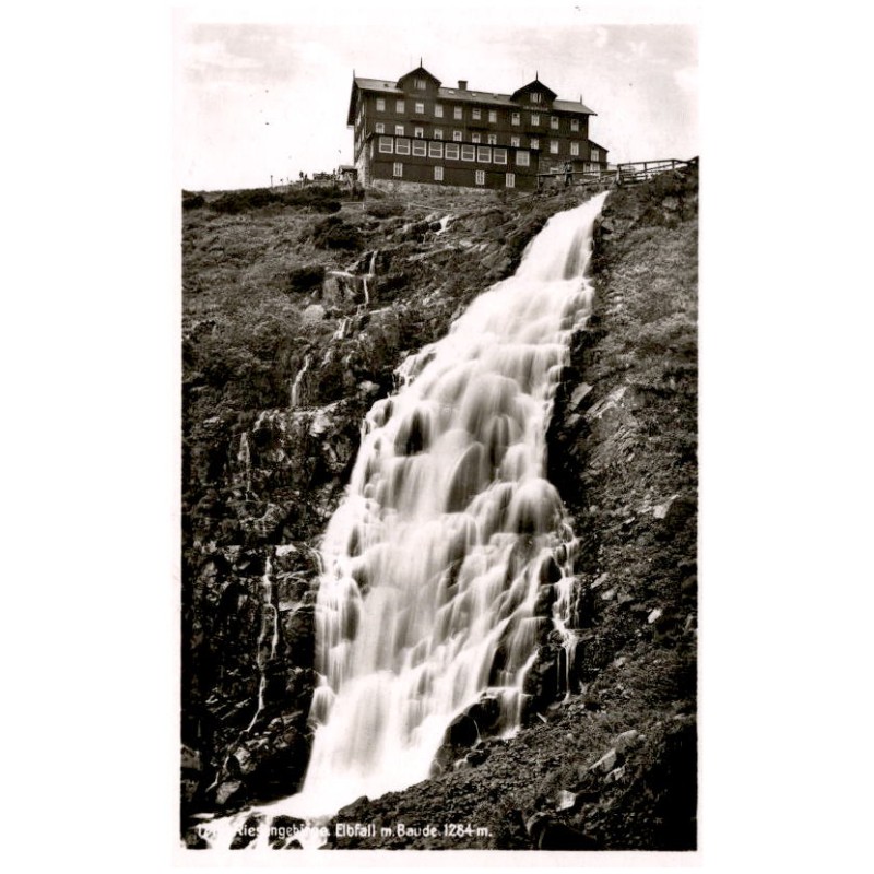 171 Riesengebirge. Elbfall m. Baude. 1284 m.
