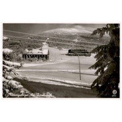 Riesengebirge. Am Spindlerpaß. 6915  / Rewers: Riesengebirge Kleine Sturmhaube, Spindlerbaude u. Jugendkammhaus