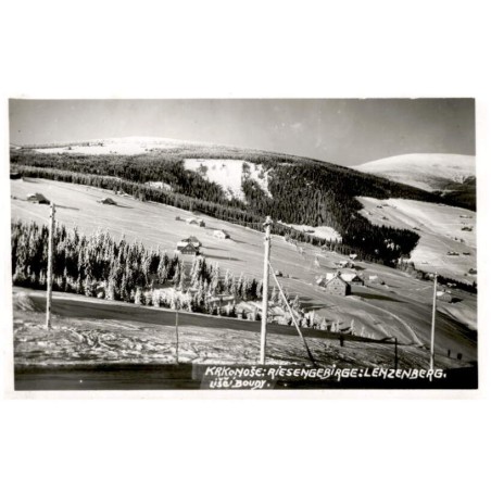 Krkonoše: Riesengebirge: Lenzenberg. Liščí boudy.
