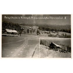 Spiegelbaude im Riesengeb. P. Johannisbad Tel. Schwarzental 5. Spiegelbaude i. Riesengeb.
