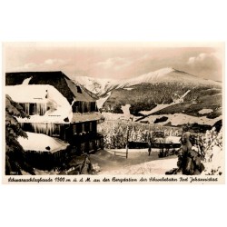 Schwarzschlagbaude 1300 m ü. d. M. an der Bergstation der Schwebebahn Post Johannisbad. 15893