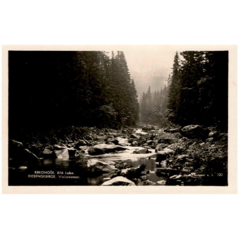 Krkonoše. Bílé Labe. Riesengebirge. Weisswasser. 120