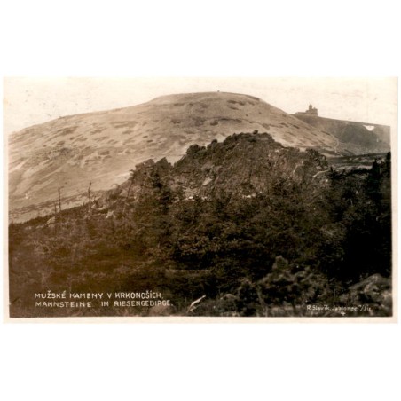 Mužské kameny v Krkonoších. Mannsteine im Riesengebirge. 4