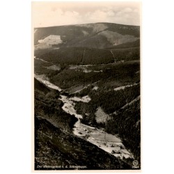 Der Riesengrund v. d. Schneekoppe. 2844 / Rewers: Riesengebirge. Der Riesengrund von der Schneekoppe