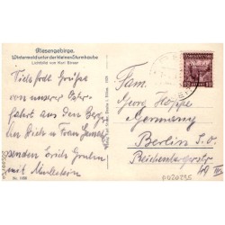 Riesengebirge. Winterwald unter der kleinen Sturmhaube Lichtbild von Karl Streer. Nr. 1058
