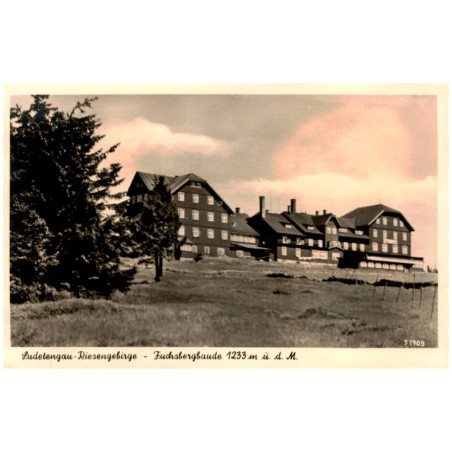Sudetengau-Riesengebirge - Fuchsbergbaude 1233 m ü. d. M. 51909