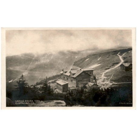 Labská bouda. 1284 m. Elbfallbaude. 13