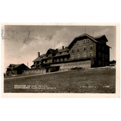 Krkonoše: Liščí bouda 1233 m n m. Riesengebirge. Fuchsbergbaude 1233 M ü. M. C 13563