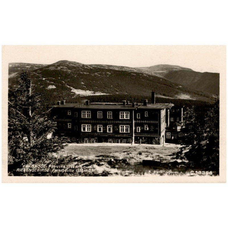 Krkonoše: Petrovka 1288 m. n. m. Riesengebirge: Peterbaude 1288 m ü. M. C 18386