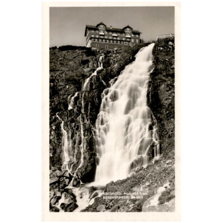 Krkonoše: Vodopád Labe. Riesengebirge: Elbfall. 16