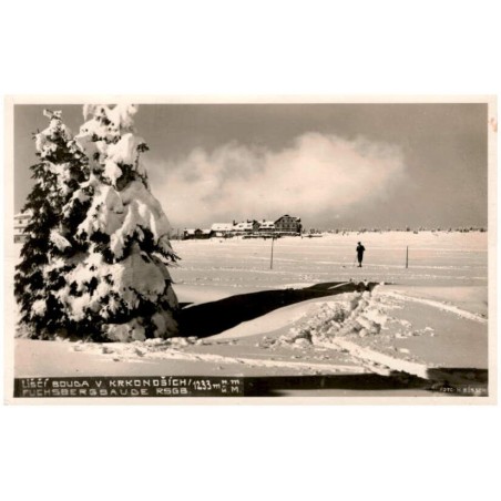 Liščí Bouda v Krkonoších / Fuchsbergbaude Rsgb. 1233 m n. m. / ü. M.