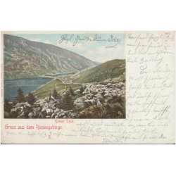 Gruss aus dem Riesengebirge. Kleiner Teich