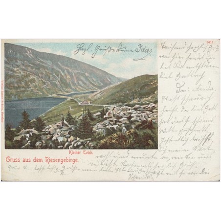 Gruss aus dem Riesengebirge. Kleiner Teich
