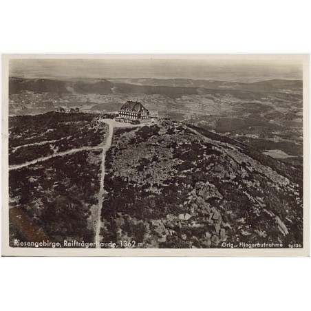 Riesengebirge, Reifträgerbaude, 1362 m. Orig.Fliegeraufnahme 96136